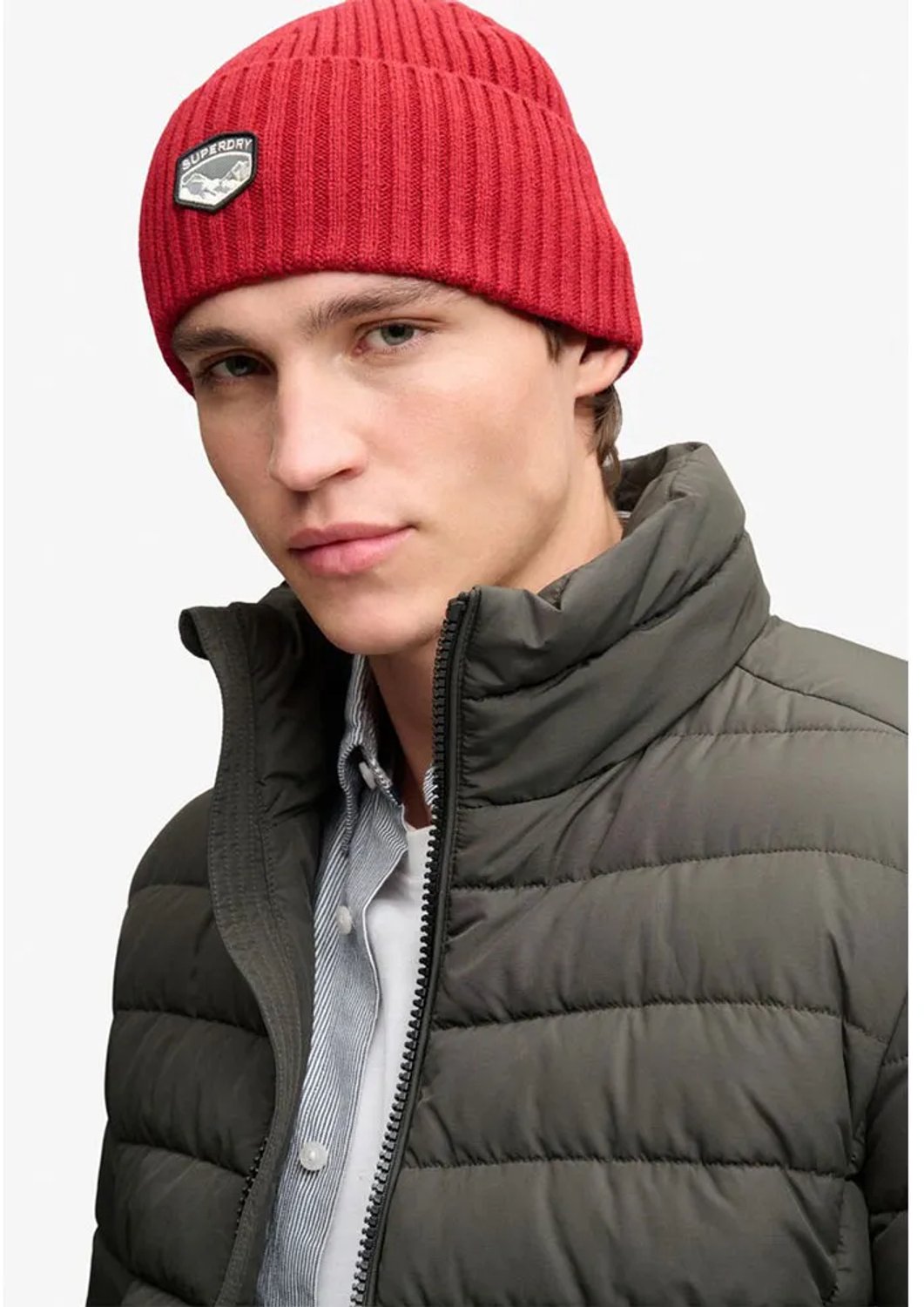 Superdry Chunky Rib Knitted Muts