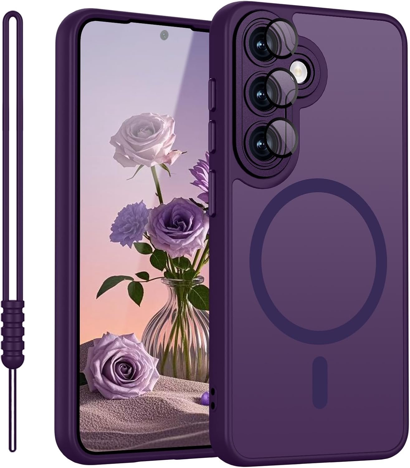 Hoesje met magnetische achterkant voor Samsung Galaxy S24