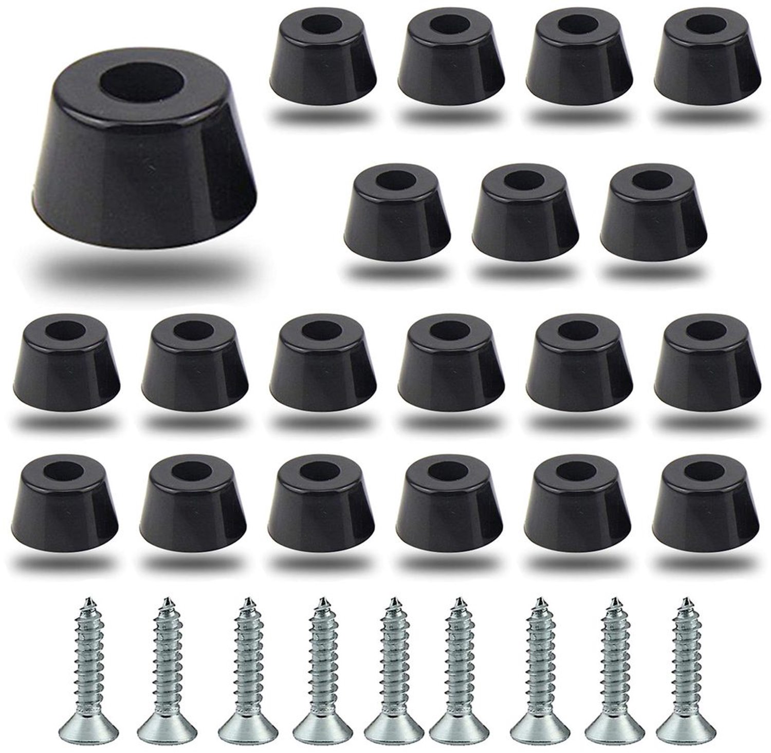 Set van 20 Rubber Voetjes voor Meubels en Huishoudelijke Apparaten