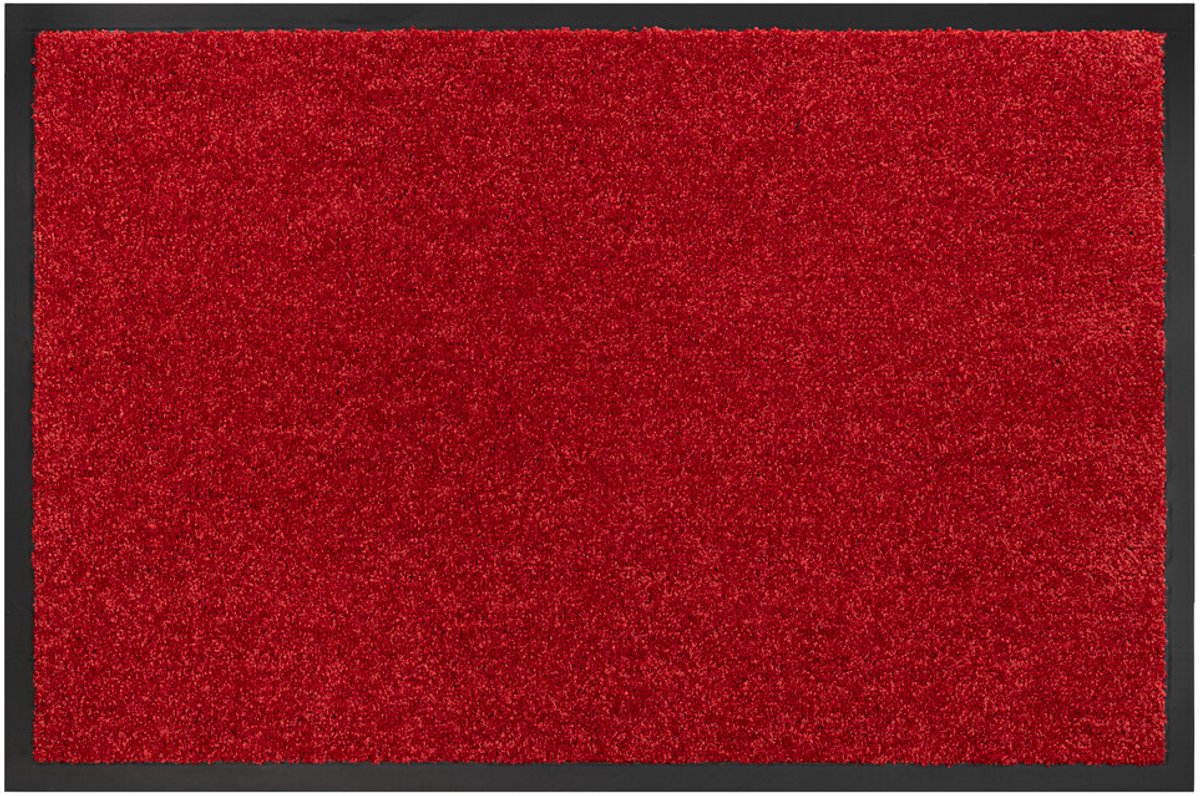 Hamat Twister Rood 60 x 120 cm - Wasbare Schoonloopmat - Droogloopmat Binnen - Antislip - Polyamide