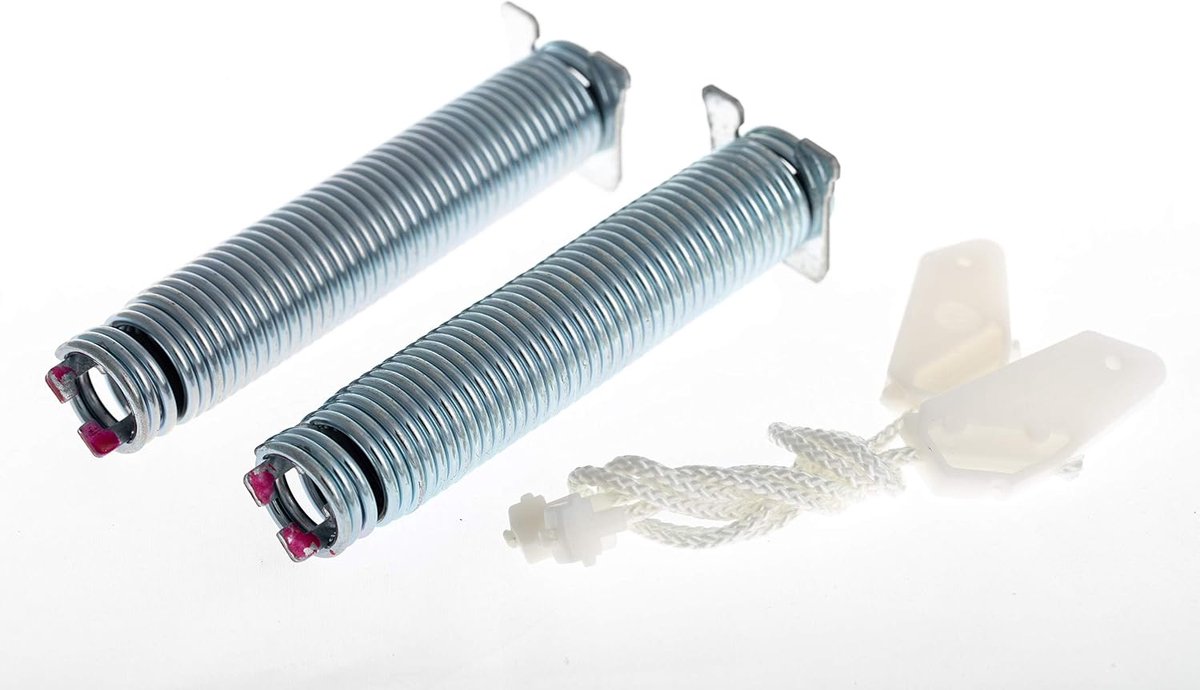 daniplus© reparatieset nr. 754873, deurscharnierveer, Bowdenkabel, geschikt voor Bosch Siemens wasmachines en vaatwassers