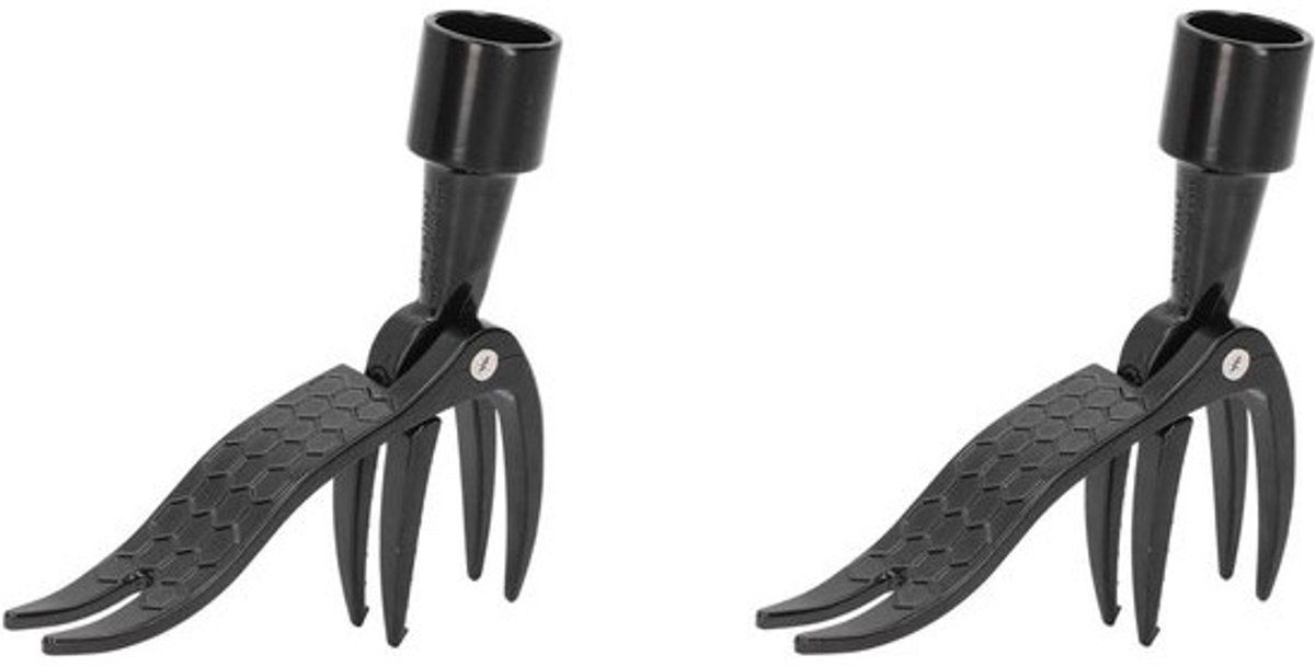 Draagbare trekker - Aluminiumlegering - Voor wieden - 2 stuks - Staande en handmatige trekker - Tuingereedschap - Voor onkruid wieden