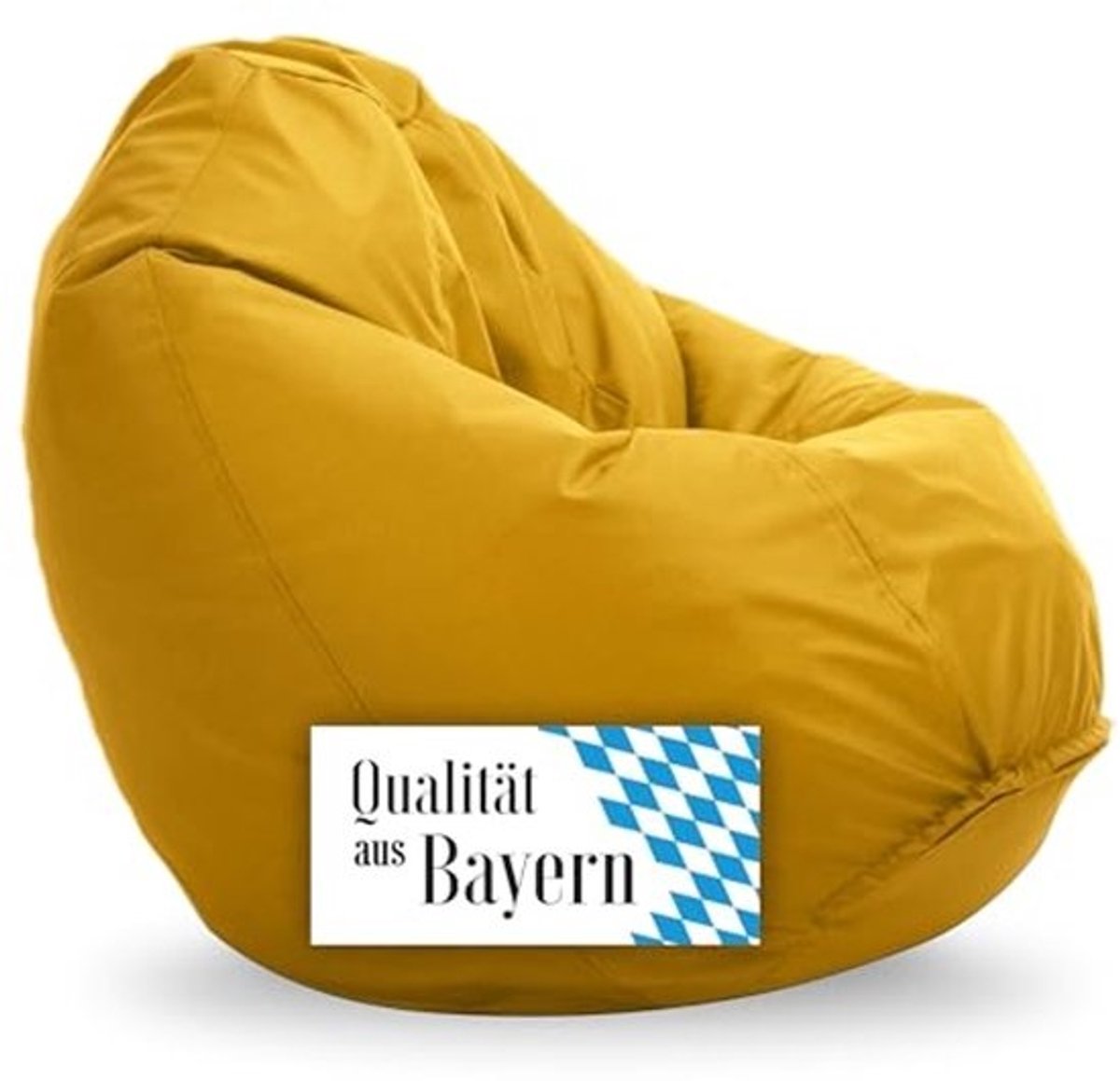 Zitzak voor kinderen in geel - Comfortabele, duurzame beanbag voor binnen en buiten