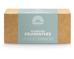 Mattisson - AlkaBalans Zuur Base Kruidenthee - Met 50 Kruiden - 25 Theezakjes