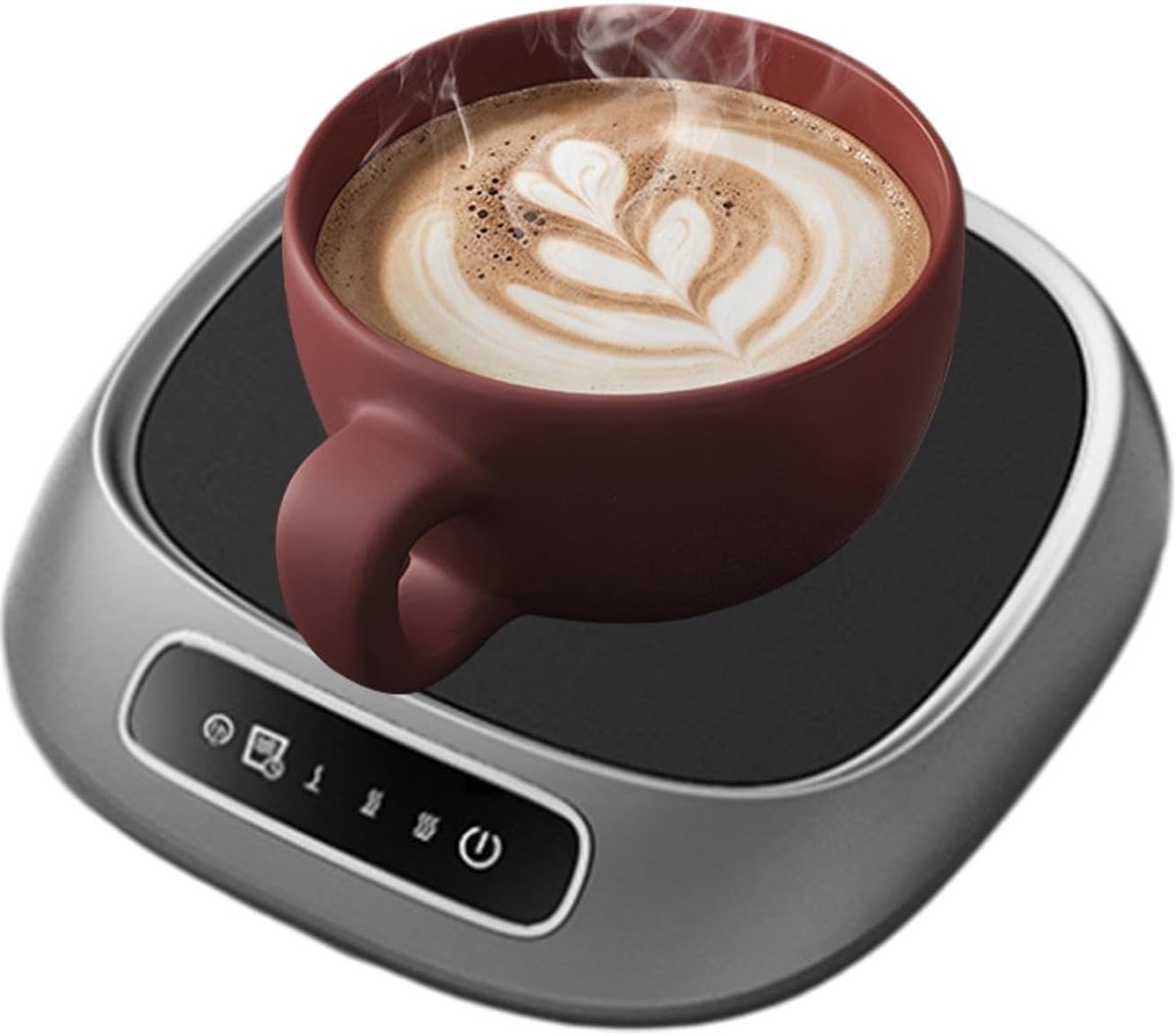 Koffiemokverwarmer -Koffiemokverwarmer Auto uitgeschakelde Verwarmingsplaat - Theewarmer voor koffiekopje - drankjes - melk - thee - - - bedrijf - thuis - kantoor - burea - zwart