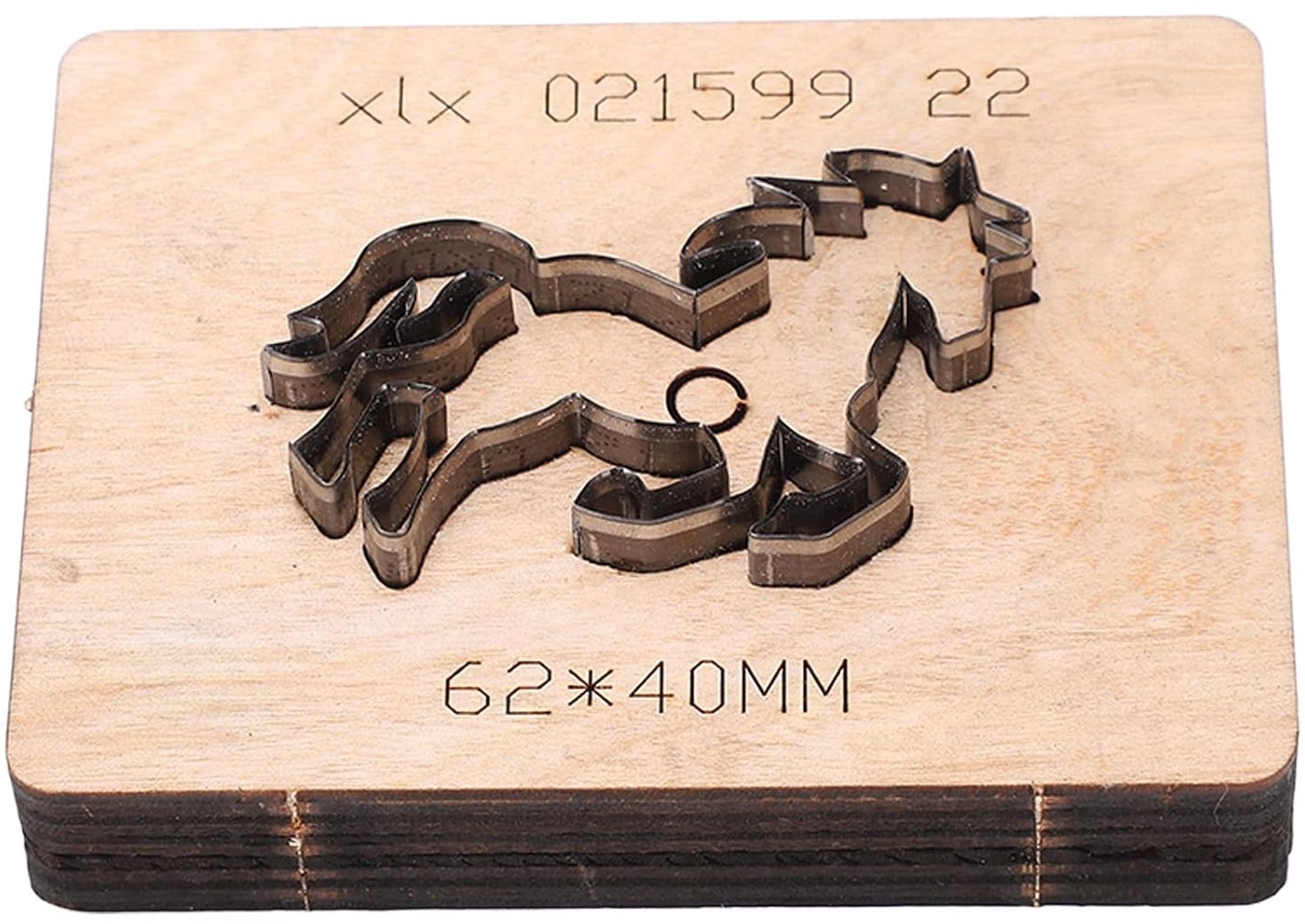 Snijmatrijs Paardvorm Punch Craft Tool voor papier Rubber DIY Slim snijden Mooi ontwerp Ponsgereedschap Breed nut Goed materiaal Gelegeerd staal Berkenhout