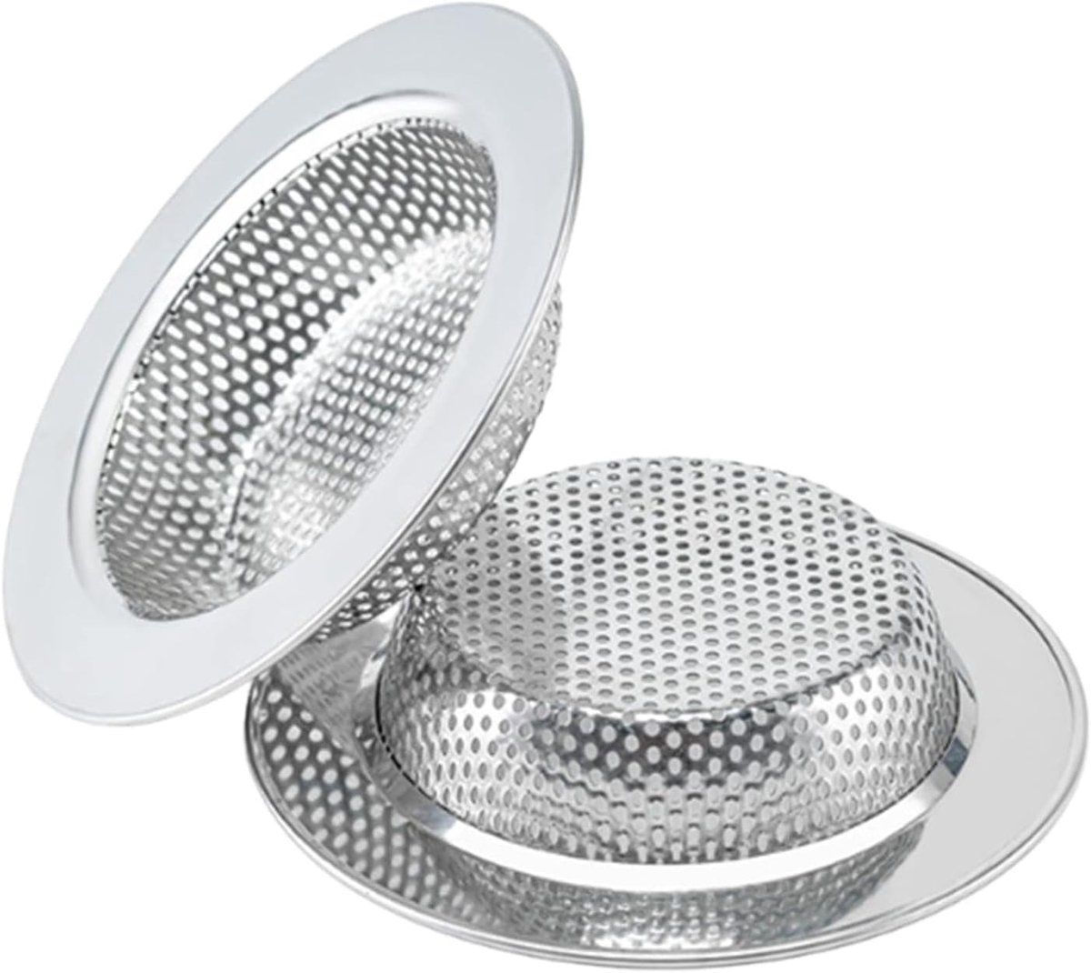 Zeef 2 Stuk Anti-Verstopping RVS Mand
