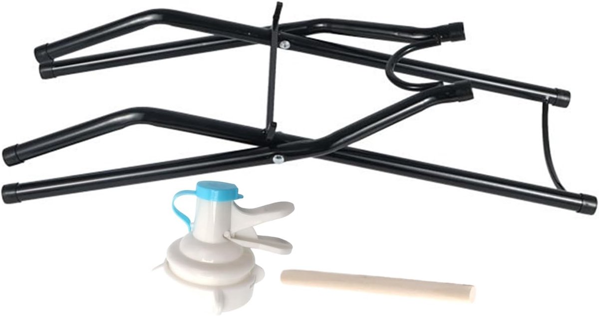 Metalen kit, draagbare bekerhouder, breekijzer met deksel voor emmers, eetkamer, barbecues, feesten, evenementen, dranken, gereedschap P