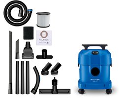 Nilfisk Multi I 12 Car Cleaning Nat- & Droogzuiger 1100W - 12L Auto Stofzuiger met Blaasfunctie - Inclusief Auto Accessoireset