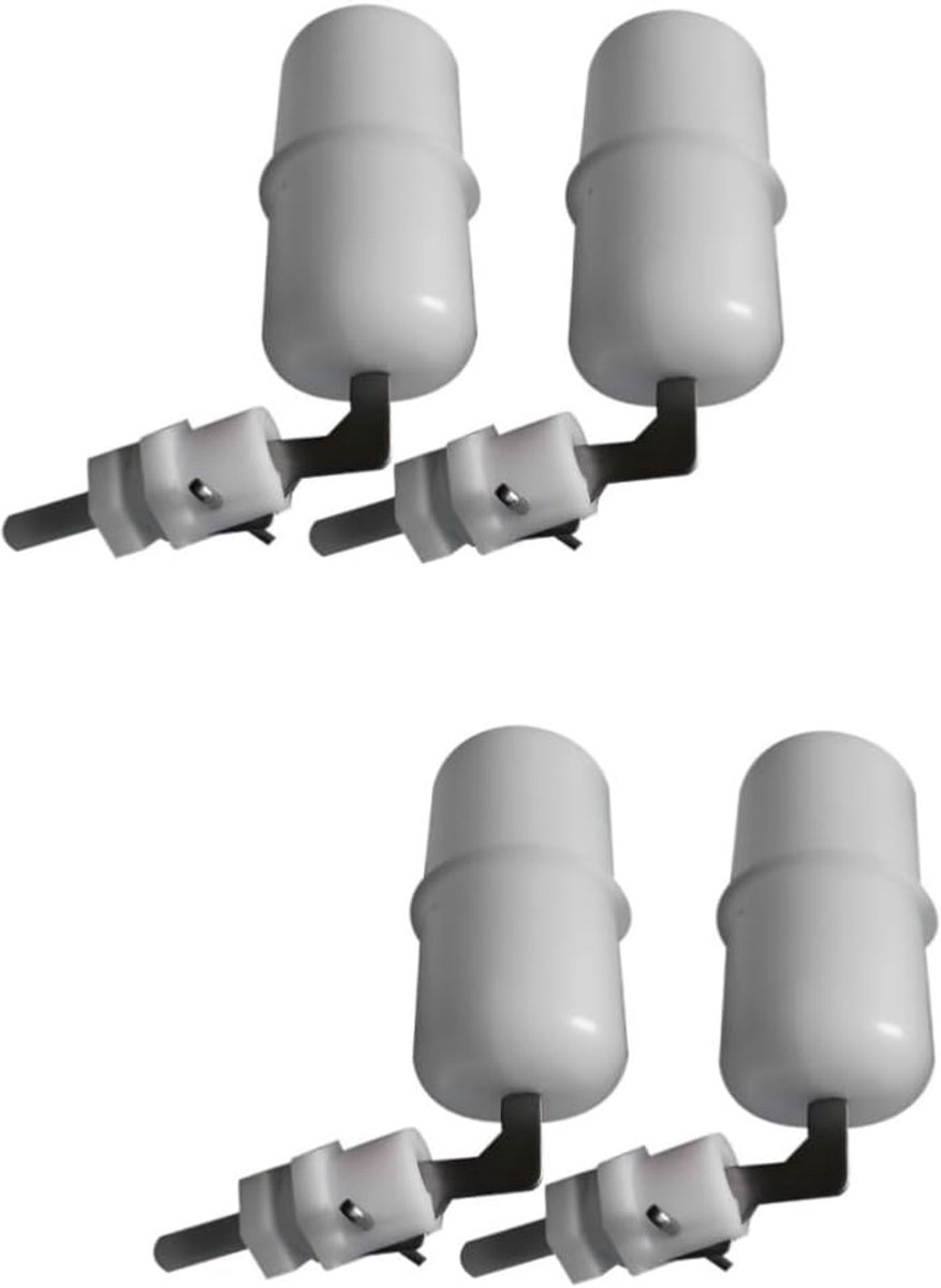 2 Sets Vlotter Klep Water Klep Accessoires Voor Waterdispensers Waterzuiveraar Vlotter Ventiel Vlotterklep Waterniveau Waterbak Vlotterklep Drijft Wit 2 Stuks*2