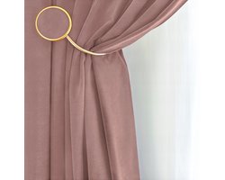 Verduisterende Gordijnen Velours 220x250 cm – Zacht Roze