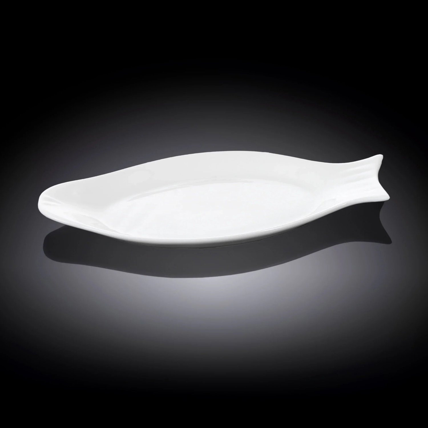 Wilmax Visschaal 31.5 cm van Porselein Wit WL-992008/A