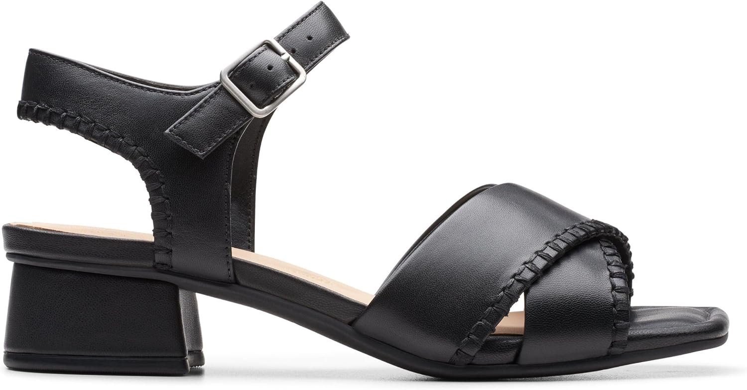 Clarks Serina35 Dames Sandalen Leer Zwart