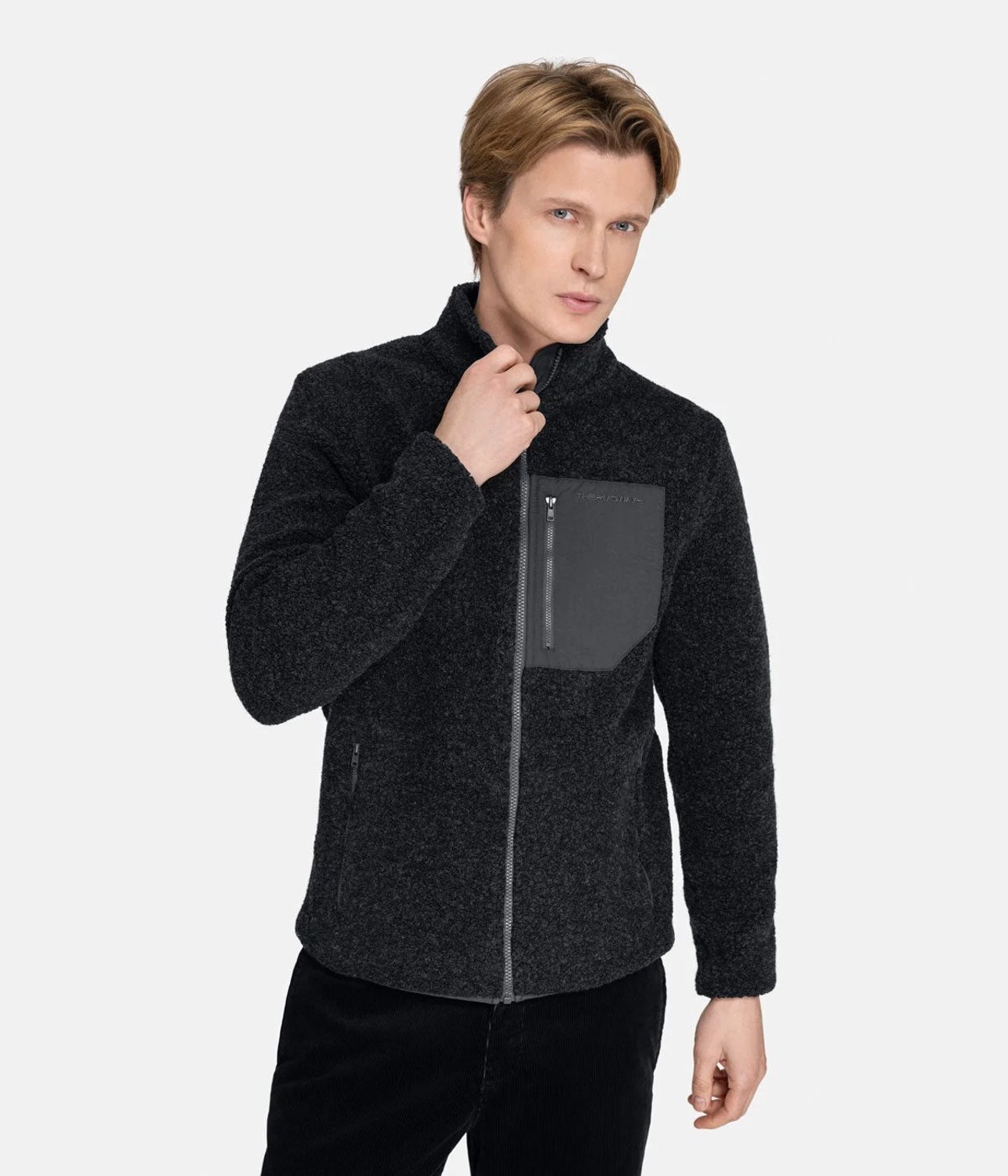 Thermowave ReNew Wool Jacket - Heren - Dark Grey Melange - maat XL