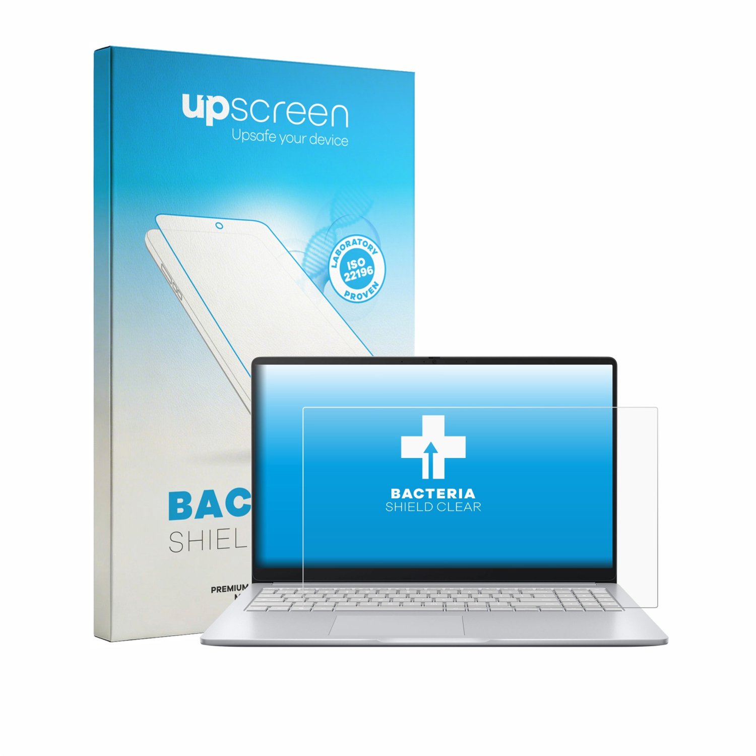 upscreen - Screenprotector voor ASUS Chromebook CM14 CM1405 - Folie Beschermfolie transparant antibacterieel