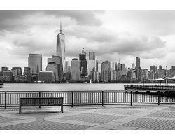 3x2.5m New York City Achtergrond met Iconische Bezienswaardigheden en Skyline voor Foto's en Evenementen - Moderne Stadsfotografie en Decor voor Kinderen en Volwassenen