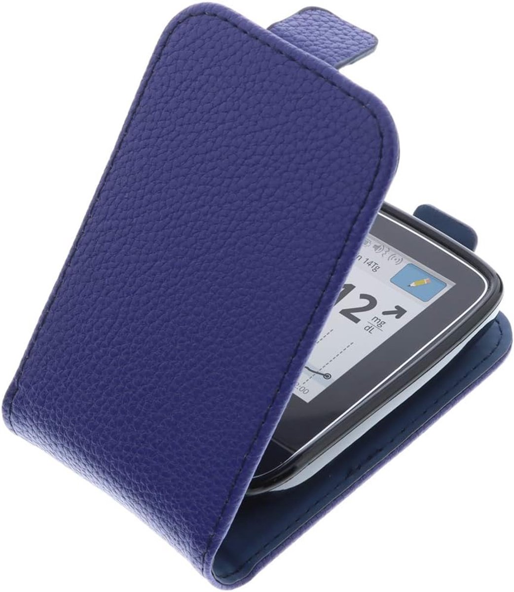 Case Compatible with Abbott Freestyle Libre 2 Flip Style Blue Protective Case - ShopVlot