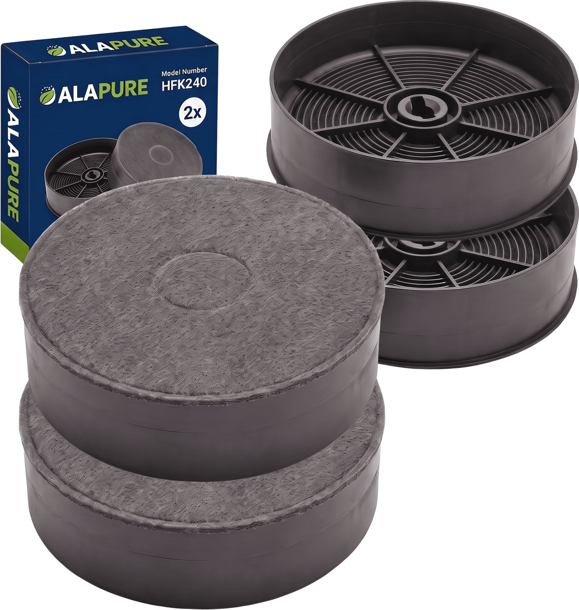 2x Koolstoffilter voor Blaupunkt 5Z9121X1