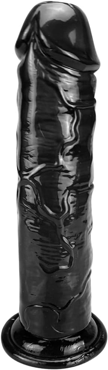 Realistische crystal jelly, beide met zuignap, grote vrouwelijke seksspeeltjes of extreme anale dildos zwart