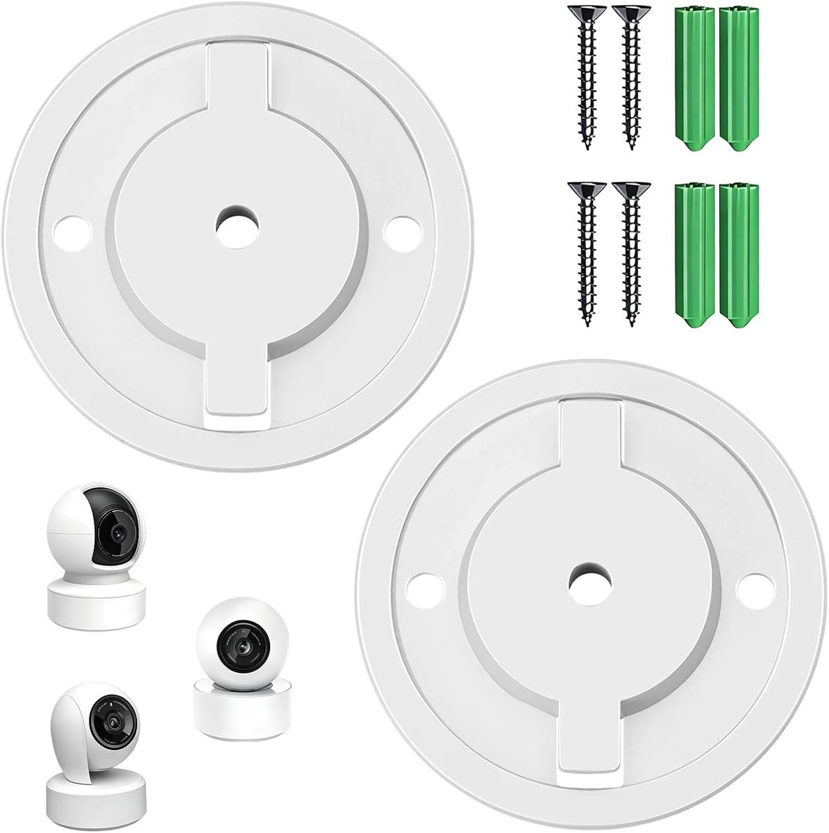 55 mm camerahouder voor Tapo C200, C210, IPC40C, IPC42C, 2 stuks