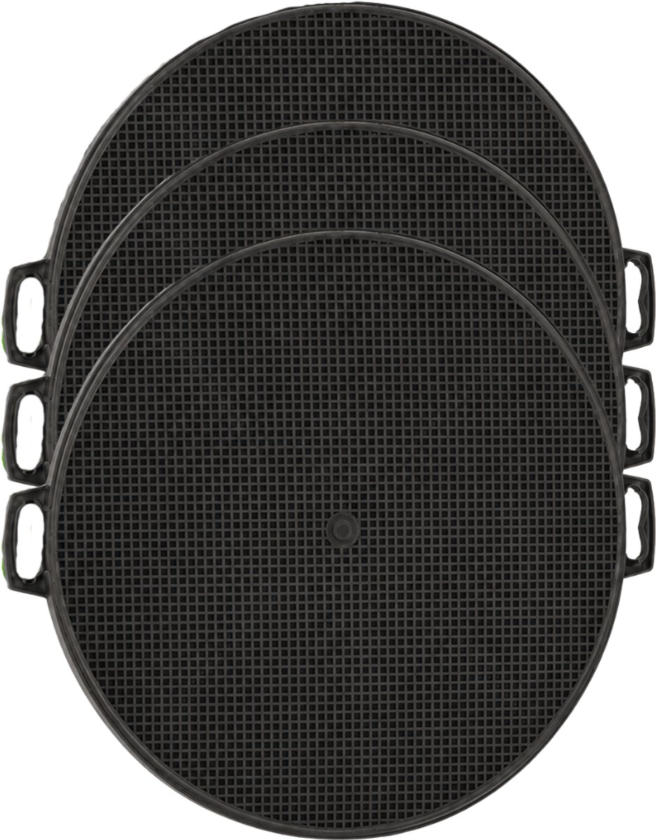 3x WPRO Koolstoffilter Type B210 / FAC539 / 484000008579 / CHF210/1