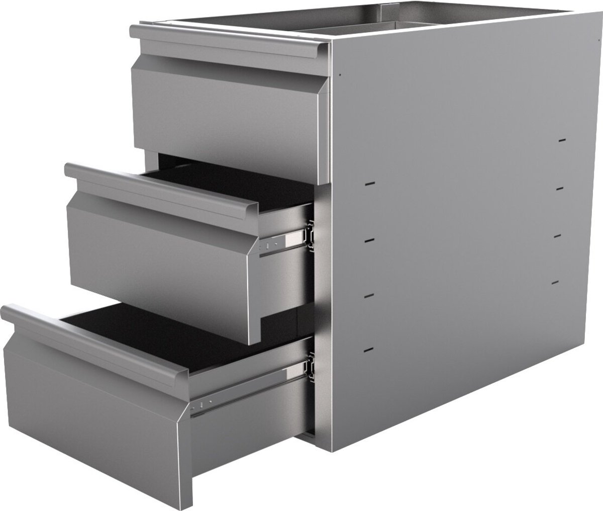 LADENBLOK 3 LADE tbv TAFEL 700 - CombiSteel 7333.0180 - Horeca & Professioneel