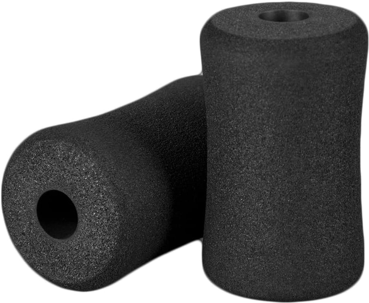 Voetpads Rollers Set van een Paar voor Home Gym Oefenmachines Apparatuur Vervangingen met 1 Inch (2.5cm) Staaf