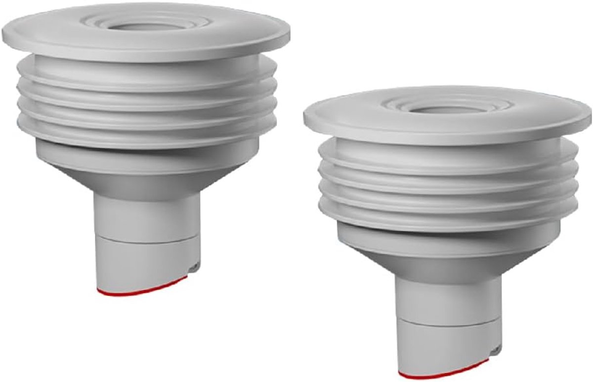 2 stuks afvoerslangafdichting, 70-75 mm siliconen wasmachine afvoerpijpafdichting, anti-geur afvoerpijpafdichting voor badkamer, keuken, huis, type G, 2 stuks