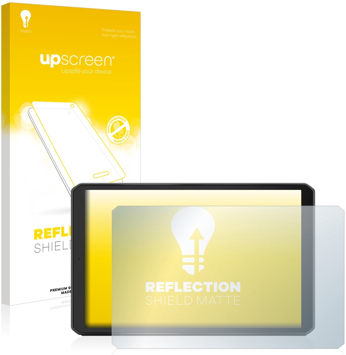 upscreen - Screenprotector voor Garmin dezl LGV1010 - Folie Beschermfolie anti glare matte