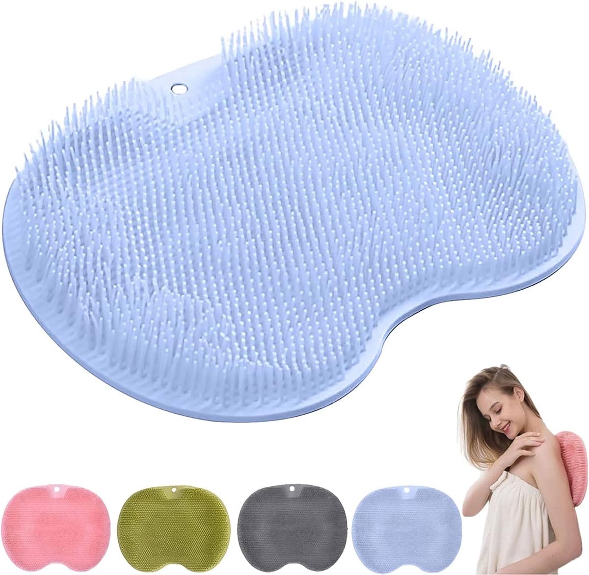 Massagepad - Siliconen - Antislip - Ontspannende voet- en rugmassage - ShopVlot