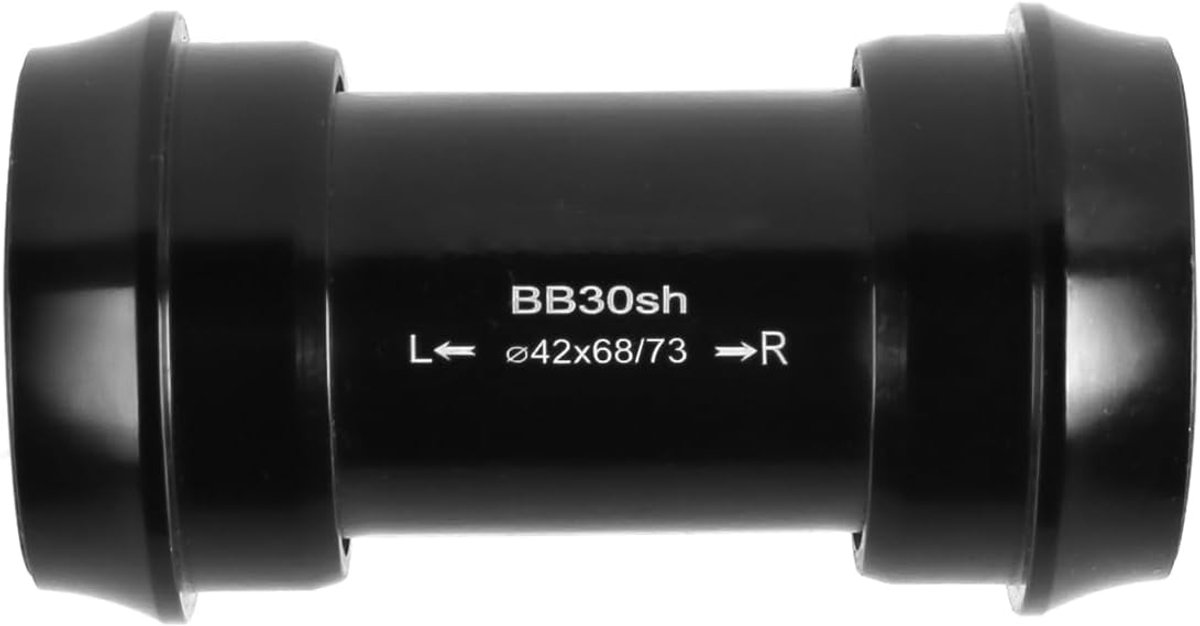 Trapas Press Fit 42mm Buitendiameter 24mm Binnendiameter voor Mountainbikes en Racefietsen Compatibel met 68-73 mm Frame Lengte Aluminium Fietscomponent