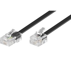 Goobay Modulaire telefoonkabel, RJ45-stekker (8P4C) naar RJ11-stekker (6P4C), met CCA