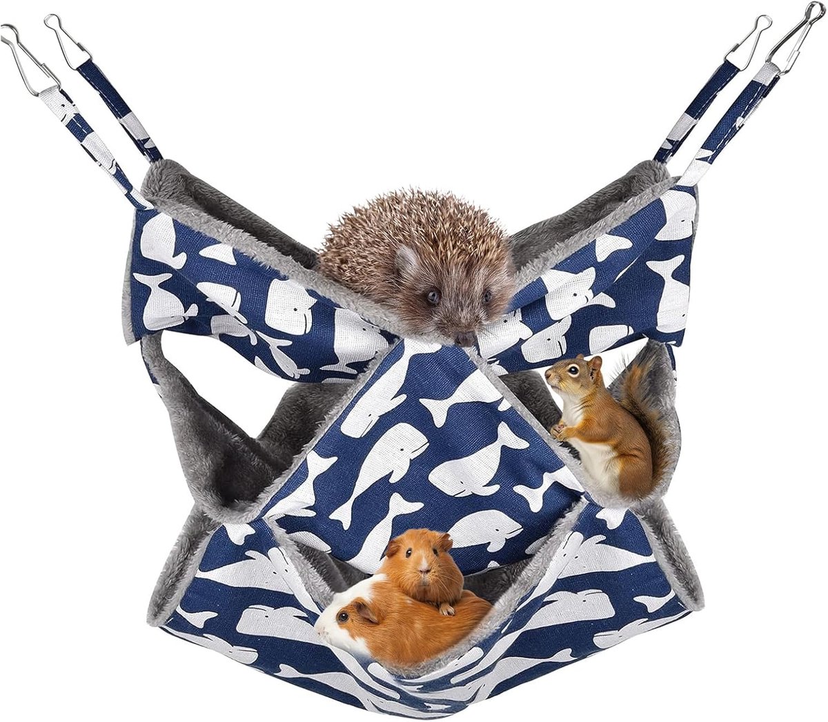 Hangmat voor cavia's, hangmat voor huisdierkooien, warme kooi huisdier hamster, hangbed huisdierkooihangmat, Hamacs Pour Petits Animaux voor kooi huisdier voor hamsters