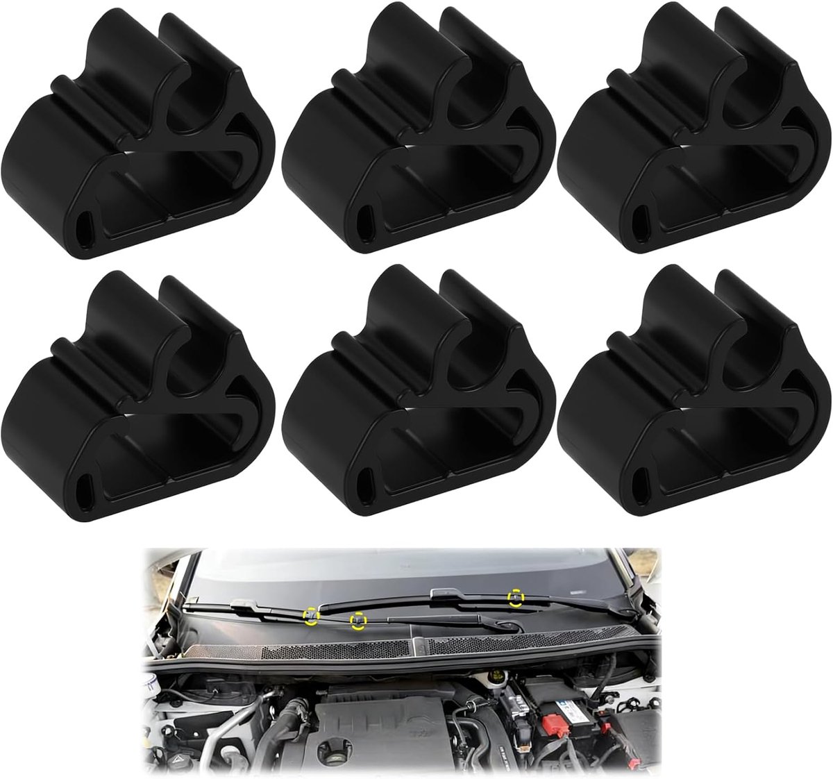 Clamp Clips voor Peugeot 3008, 5008, C5, DS7 - Hoge weerstand - Snelle montage - Dagelijks gebruik - ShopVlot