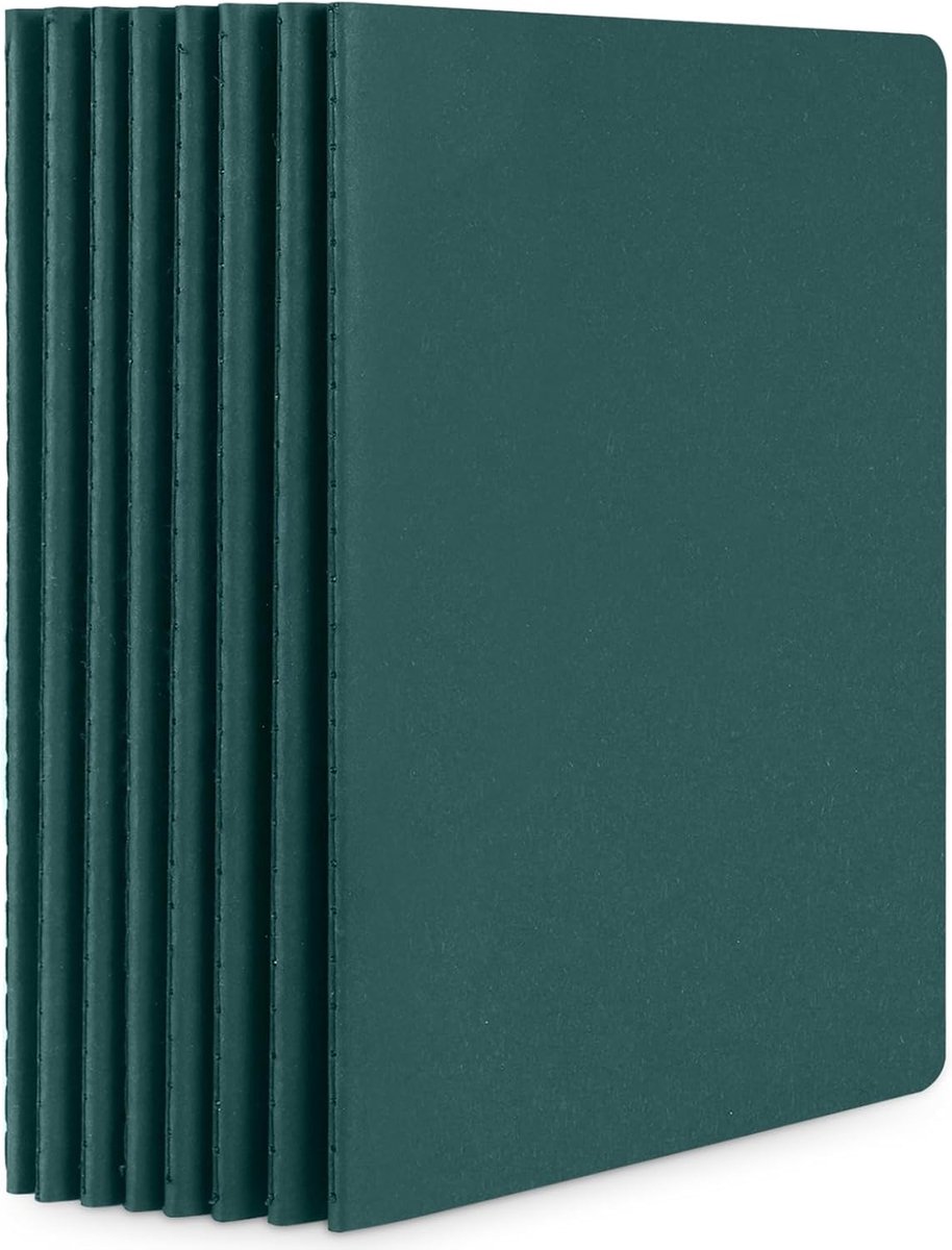 Notebook A5 Dotted - 8 Stuks Notebooks - 14x21cm A5 Blocnote - 60 Pagina's 5mm Dotted Notitieboek - Ideaal voor Tekenen - ShopVlot