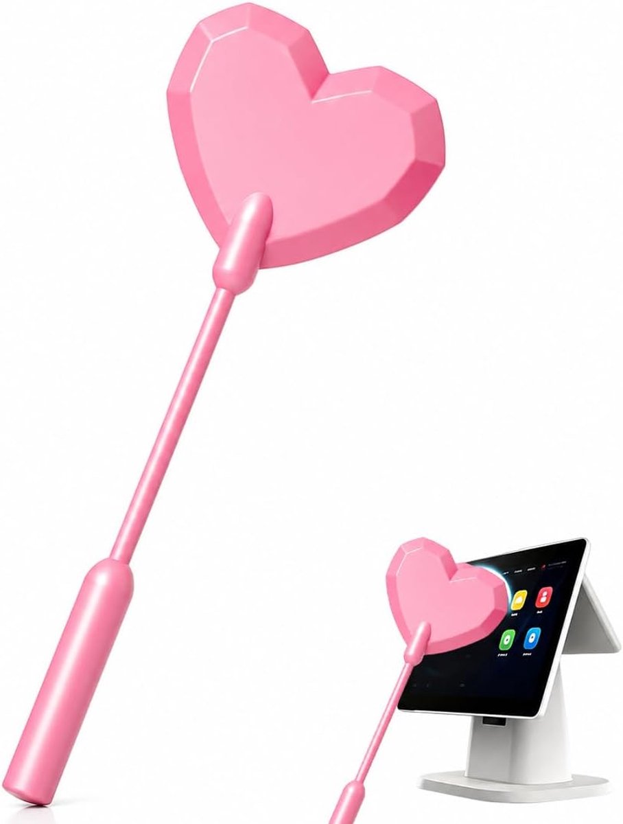 1 Stuk Toverstaf Creditcard,Toverstaf Ster Contactloze Kaarthouder,3D-printen,Draagbaar en Handig,Voor Cosplay en Magieliefhebbers(Roze/Hartstijl)