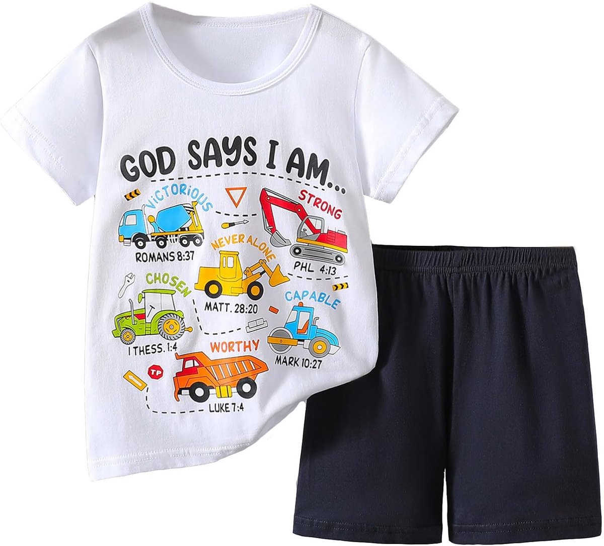 Kledingset voor babyjongens, modieuze print, korte mouwen, shorts, effen overhemd, top, kostuums, vakantie- en strandsets