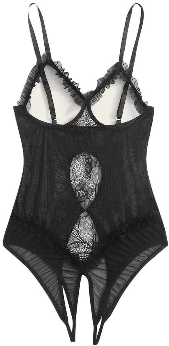 Dameslingerie, satijn, kant, chic, elegant, babydoll, nachtkleding, huwelijksreis, cadeau voor dames, A194