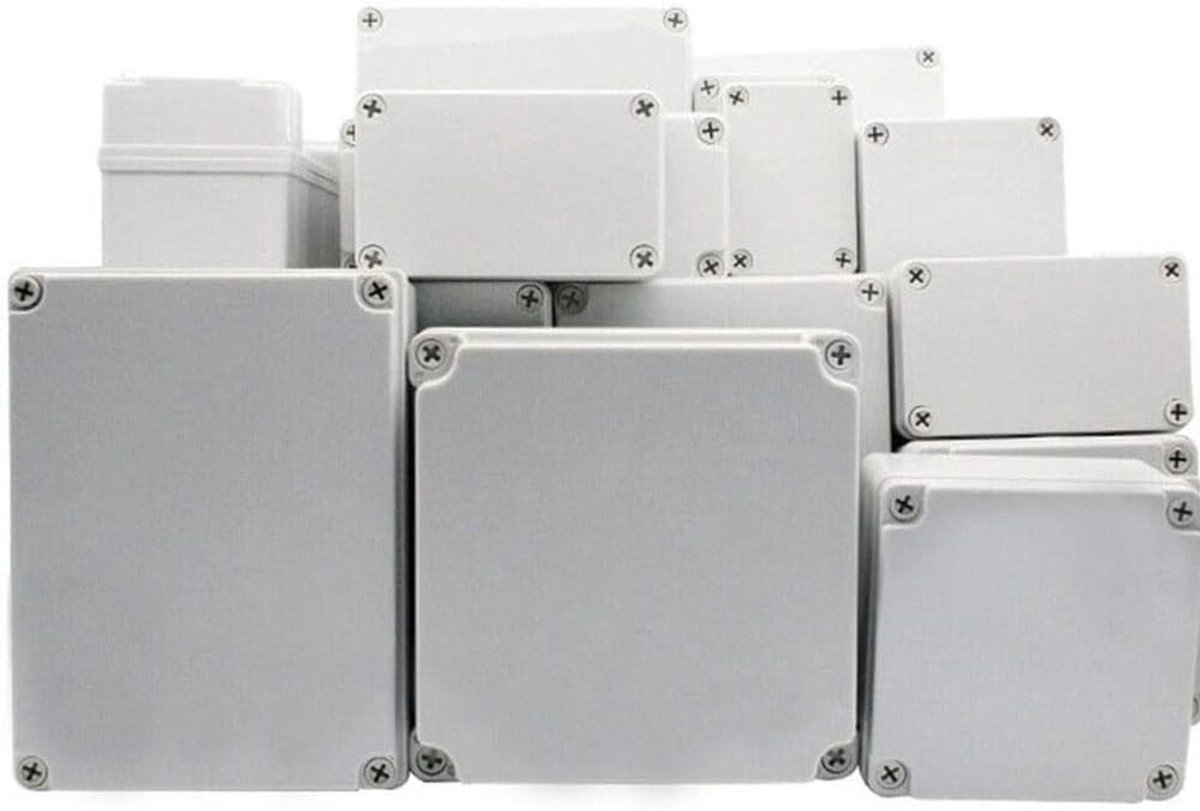 Project Box voor Elektronische Verbindingen, Waterdichte ABS Kunststof Doos IP67, DIY Instrumentenoplossing (1pc-200x150x75mm)