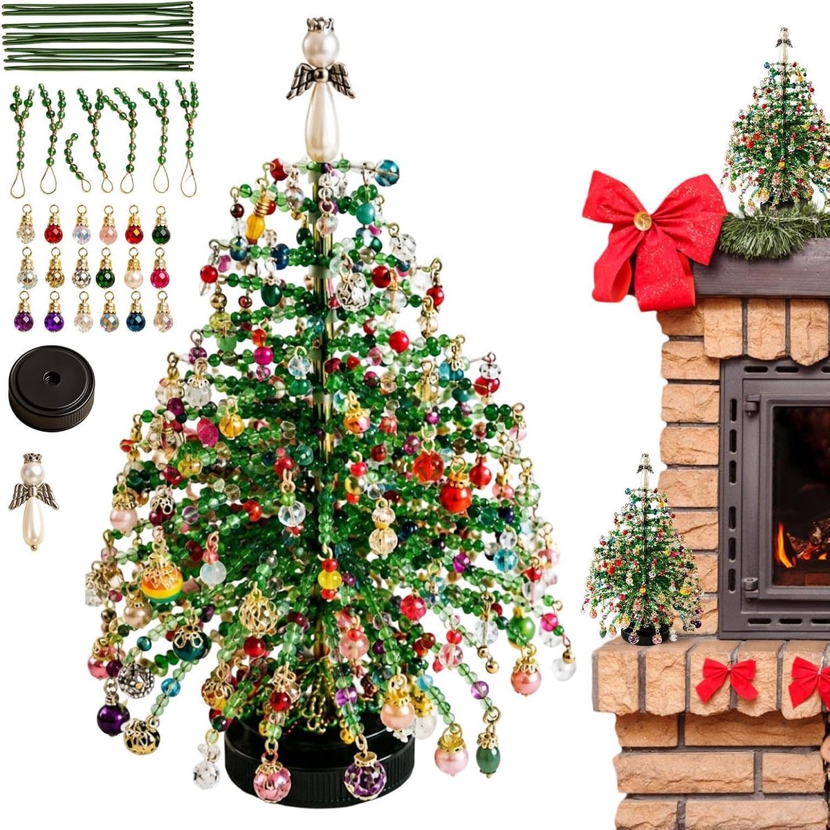 Kerstboom Bouwpakket Handgemaakte Tafeldecoratie Voor De Feestdagen