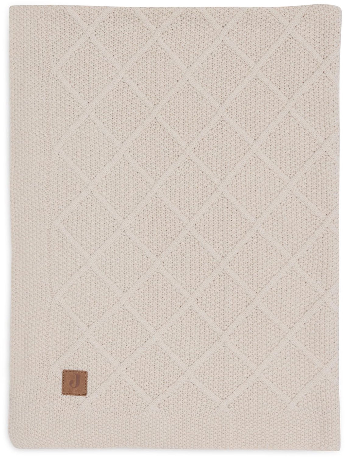 Babydeken Check Knit 75 x 100 cm van Katoen en Acryl