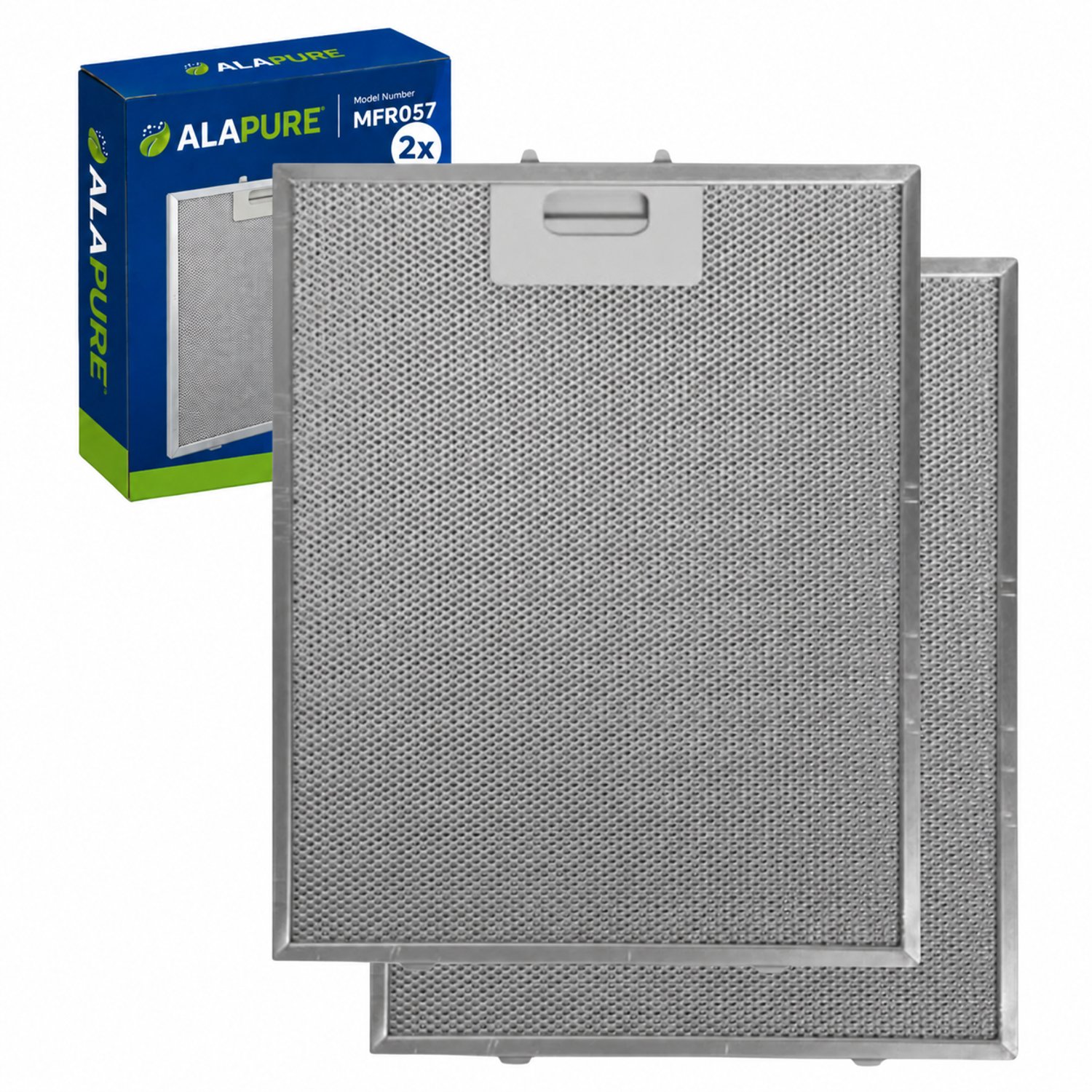 2x Metaalfilter voor Rosières 49016227 352x284mm