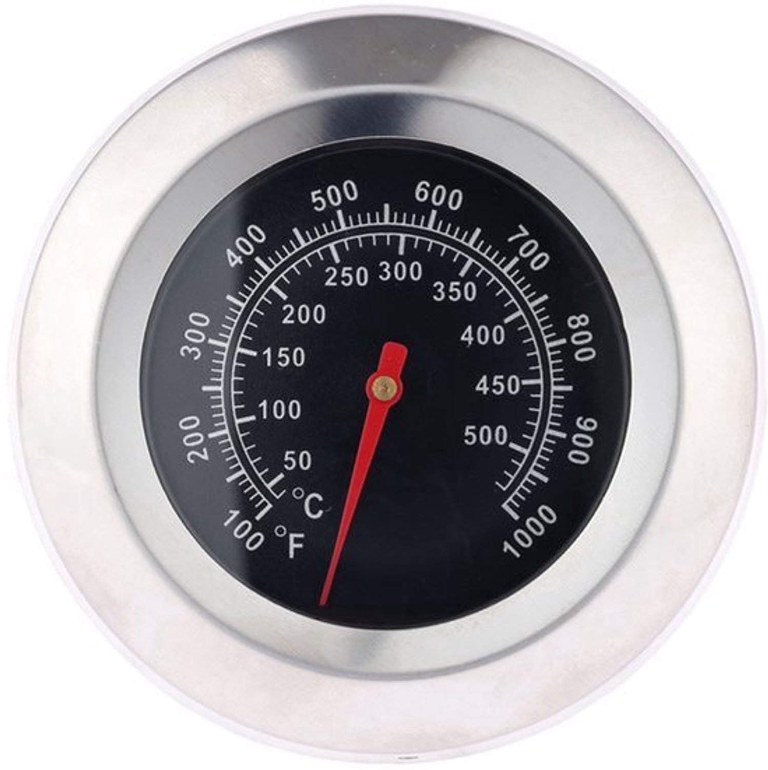 1Pc 3" Gezicht 1000F Thermometer Temperatuur Gauge BBQ Barbecue Houtskool Grill Roker
