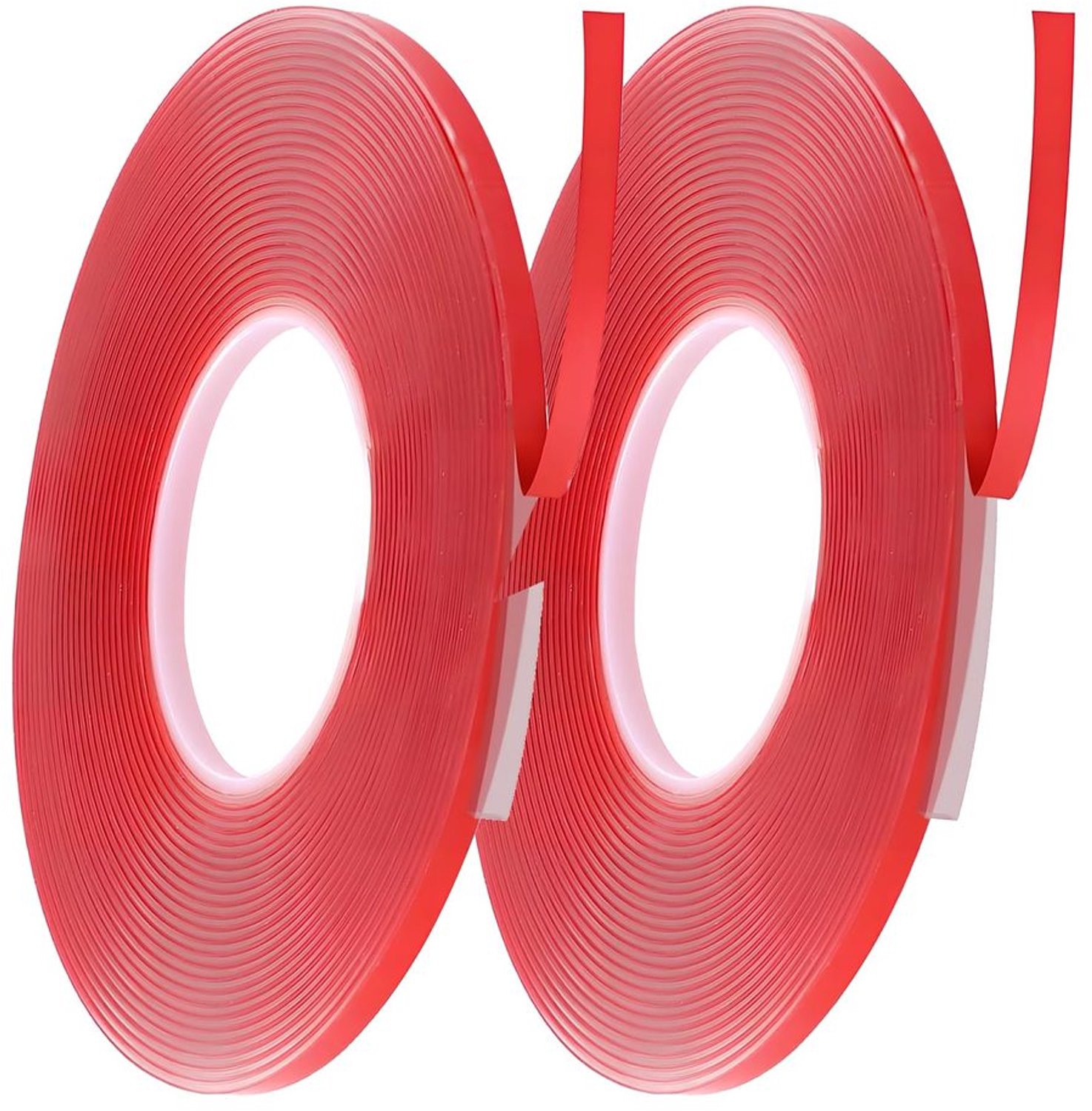 Set van 2 Transparante Siliconen Sealtape voor Glas