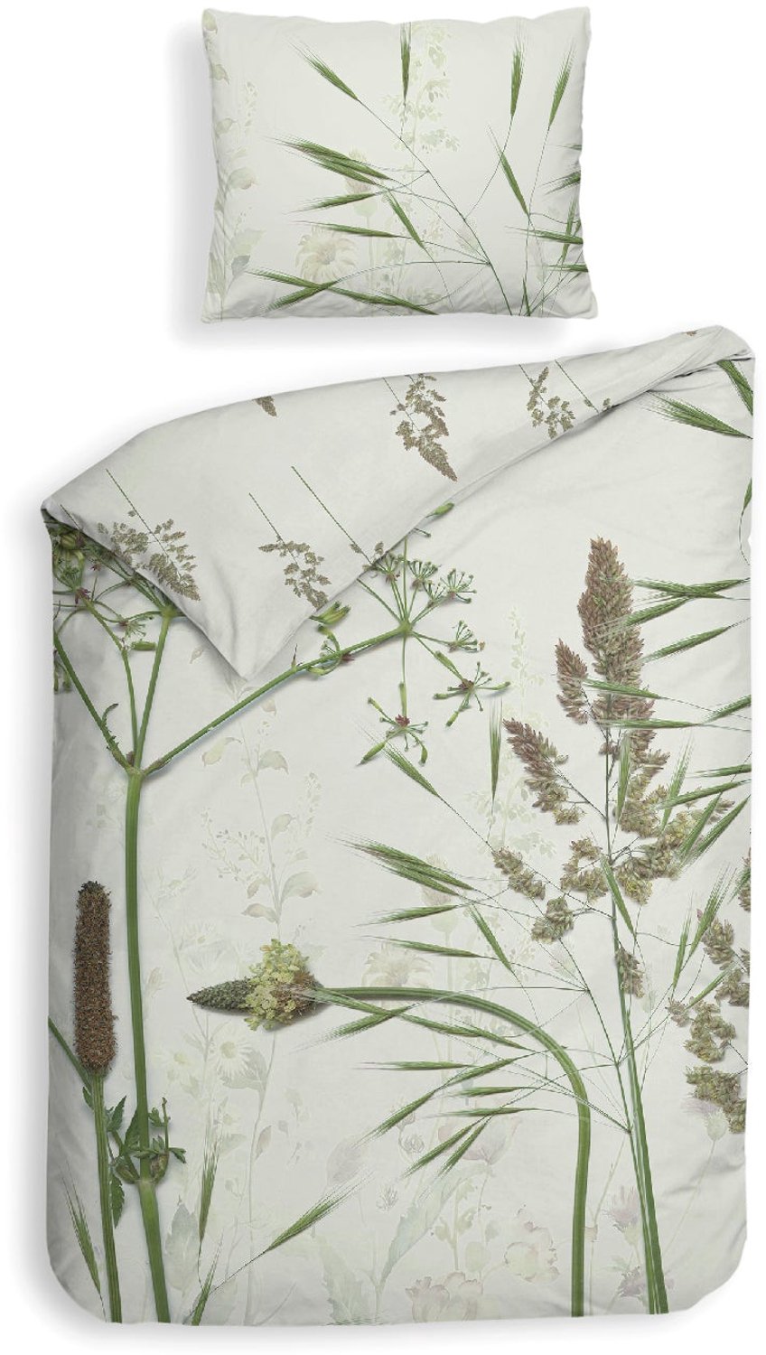Heckettlane Ona Dekbedovertrek - Extra breed - 260x200/220 cm - Green van Merkloos — afbeelding 3