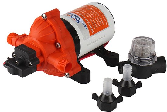 AC membraan pomp serie 33 12 V/24 V/220 V 3,0 GPM 45 psi (220 volt) — afbeelding 4