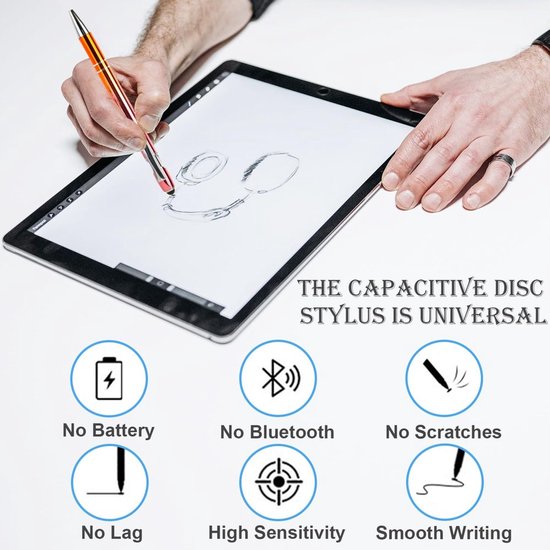 24-delige 2-in-1 Balpen met Stylus — afbeelding 4