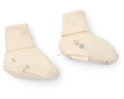 Little Dutch Sloffen - Maat 44-56 - Sloffen kinderen Jongens - Zand, Beige - Forest Friends Newborn Forest Nature