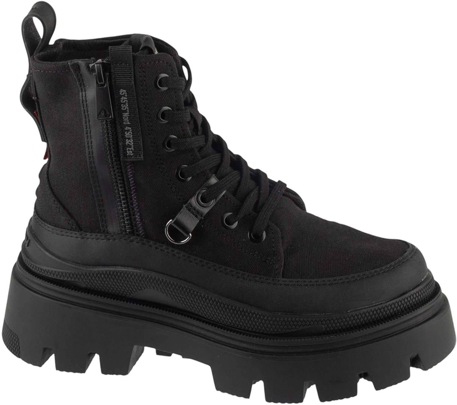 Palladium Pallasquad Zip Tx Vrouwen Laarsjes Zwart