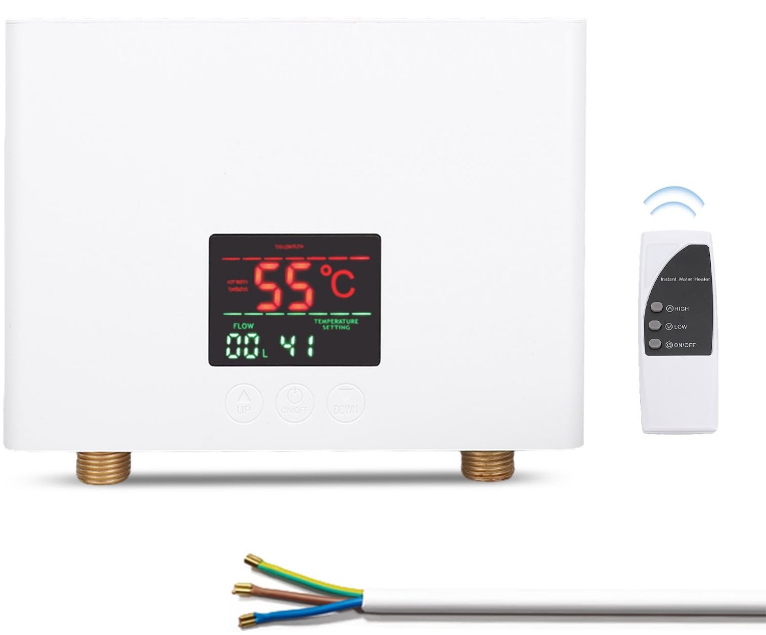 Mini Elektrische Doorstromingswaterverwarmer 5500W met Afstandsbediening